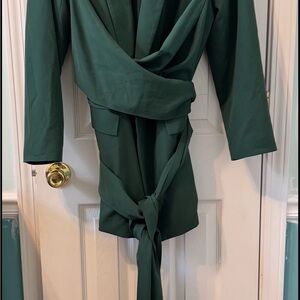 Eloquii Teal Wrap Jacket